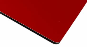 ALUPANEL®, Alu-sandwichplade, Rød, Blank/Mat, 1500mm x 3050mm x 3,0 mm